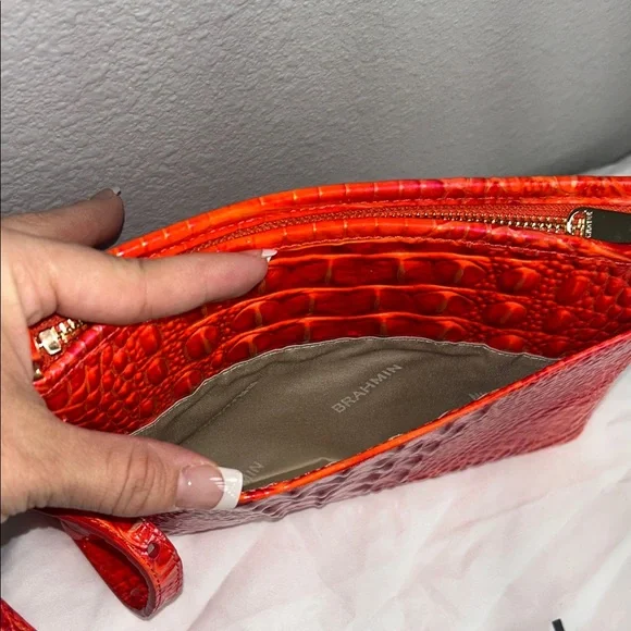 Brahmin Flame Melbourne Crossbody Bag - Picture 2 of 7